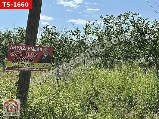 Akyazı'da Takasa Uygun, İmarlı 1025m² Arsa